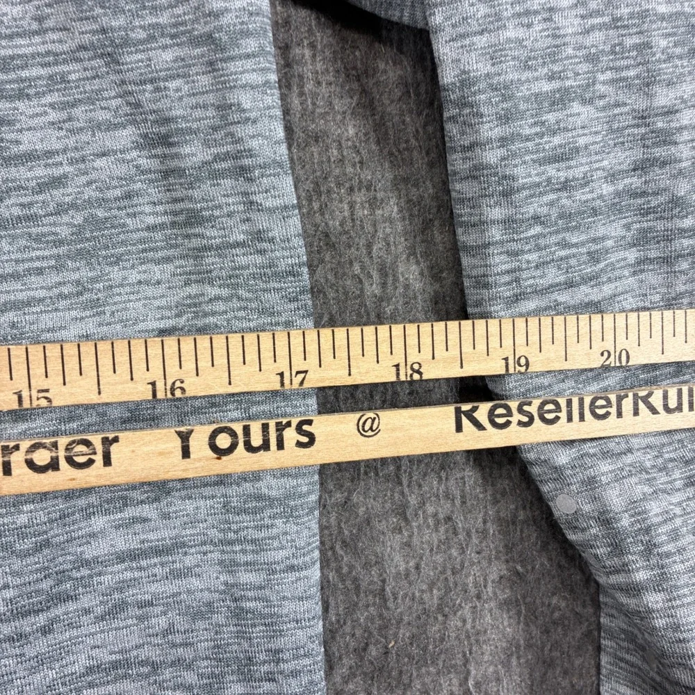 Nike‎ Running Top Womens Medium Gray Dri-Fit Long Sleeve Thumbhole Pockets